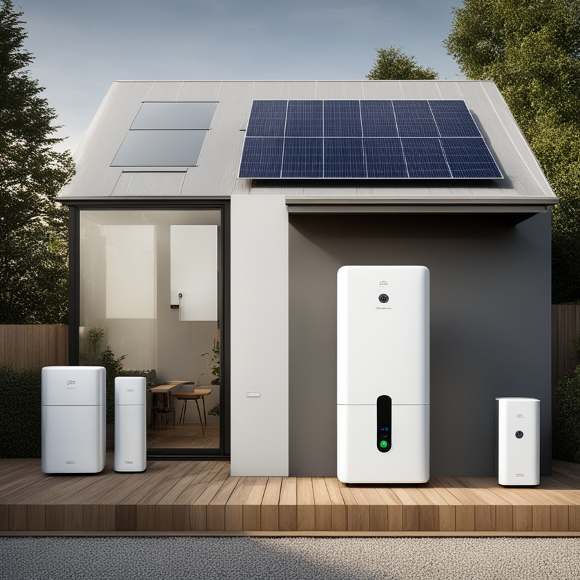 Uitschakelen van de zonnepanelen omvormer door een batterij